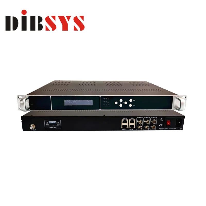 

(Q416M) Digital tv headend ASI IP to 16 Carriers DVB-T (8k optional) RF Modulator