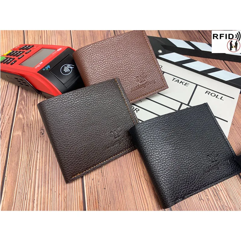 

designer wallets famous brands men wallet man leather wallet rfid, Brown
