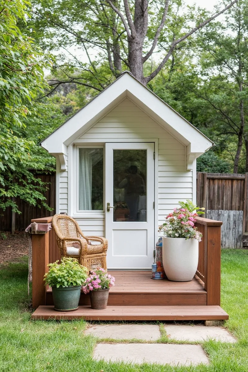 ‘She Shed’ backyard relaxation space