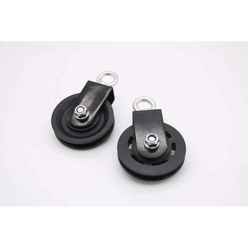 

DIY gym equipment part pulley, Black