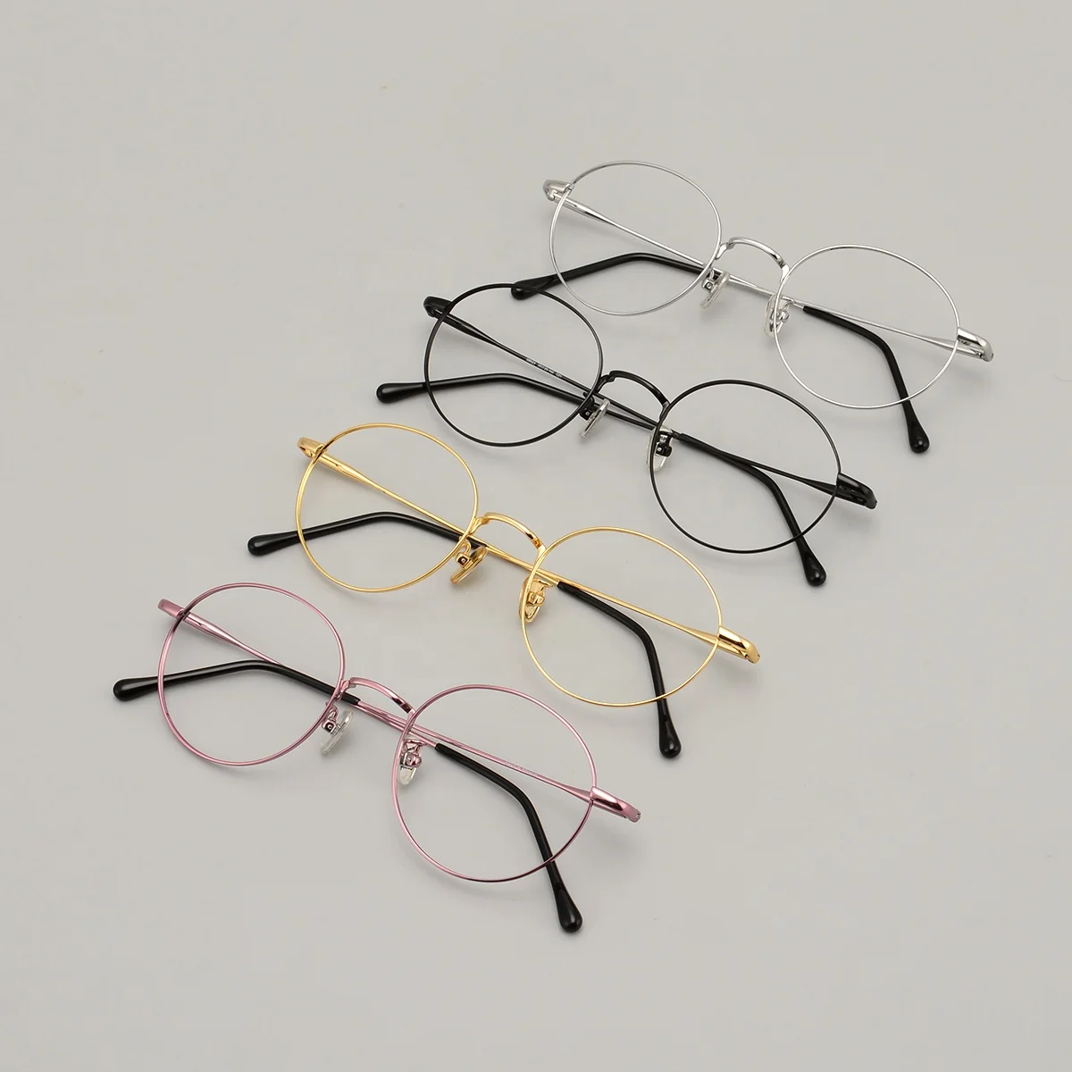 

U-Top Korean Retro Round B Titanium Frame Glasses Optical Eyeglasses Frames