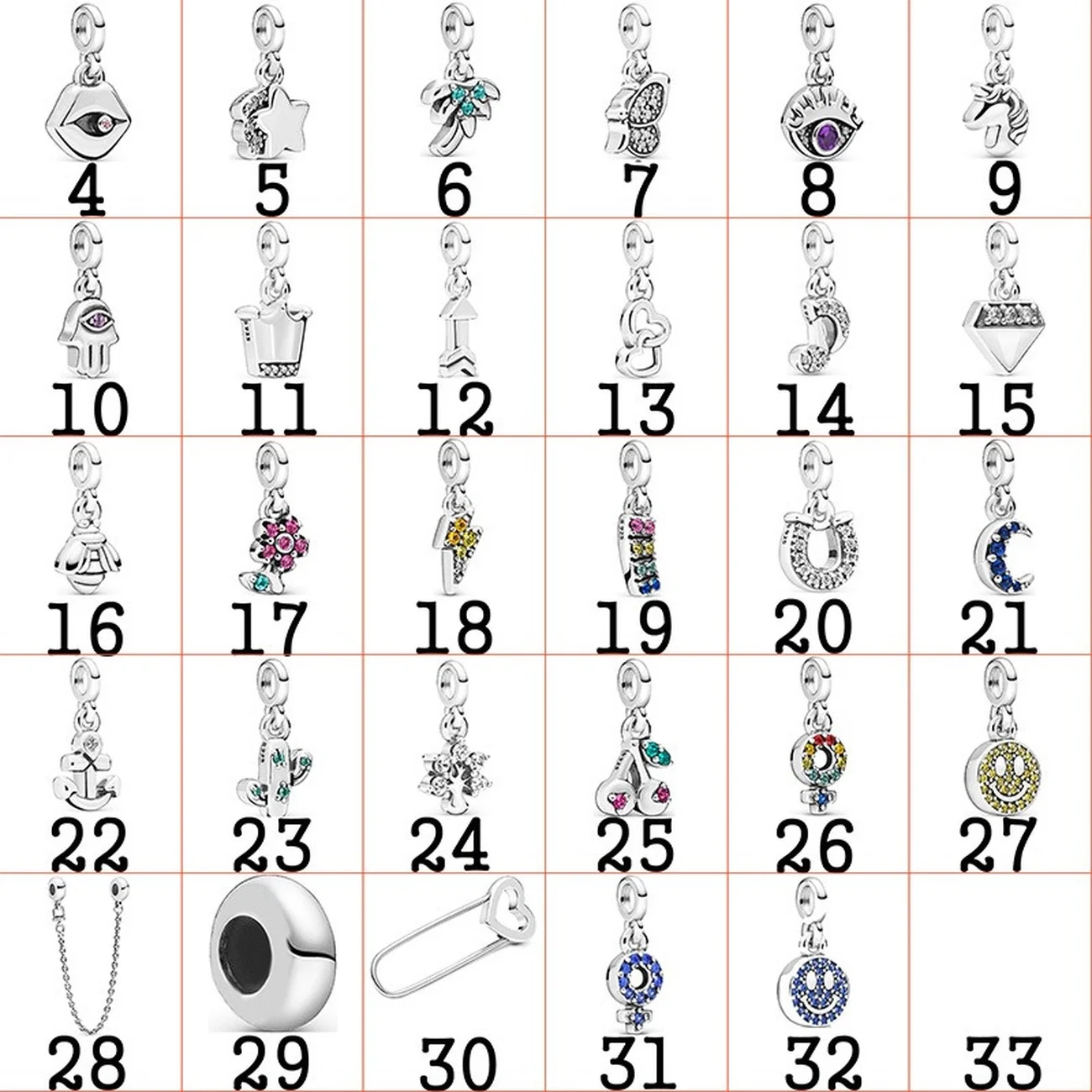 

2021 Fahmi 925 Silver Fits Bracelet Dangle Charm for Women's Jewelry Charms Original Jewellery