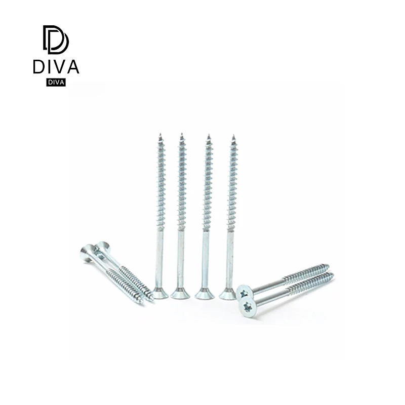 
Hot Selling Size Stainless Torx Drive Double Countersunk Head Dacromet Chipboard Screw 