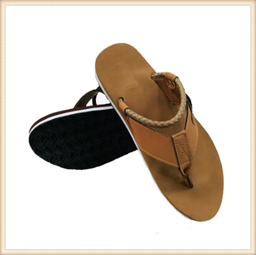Slippers In Pu Leather Strape,Chapal 