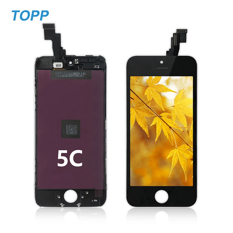 

mobile phone Lcds for iphone 5c, for iphone 5c Display digitizer for iphone 5c lcd screen replacement, Black & white