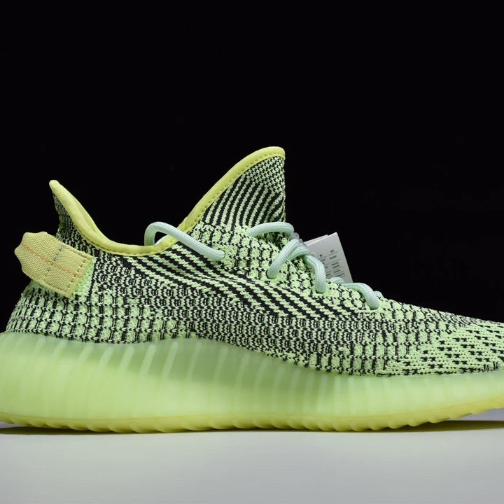 

2020 newest yezzy trainer 350 v2 makers yeezi non reflective green yeezreel Sepatu casual sneakers shoes with us size 4-13