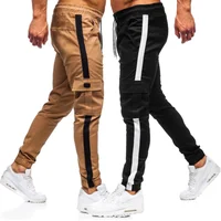 

Factory Hot Sales Large Pockets Elastic Trousers Men Cargo Pants