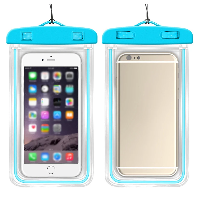 

Waterproof Phone Pouch mobile phone bags cases waterproof swimming mobile phone bags silicone case waterproof