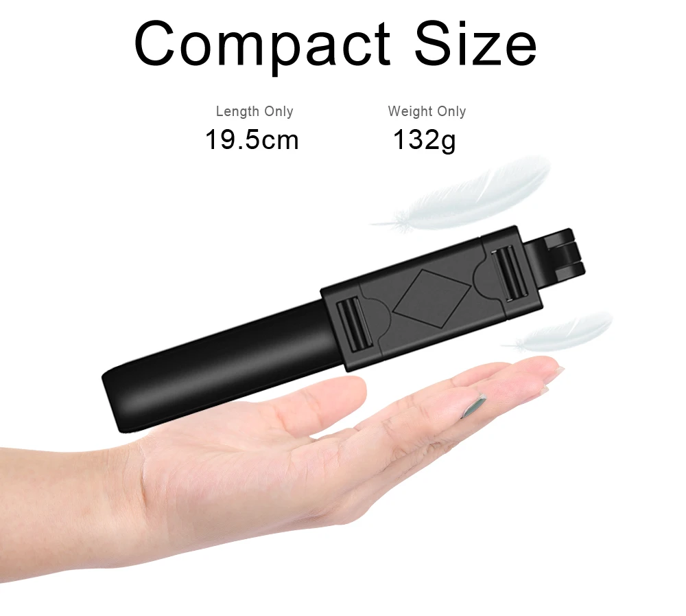 

Selfie Stick Tripod K07 Extendable Stick Mini Tripod With Detachable Remote For Smart Phones Selfie Phone Holder