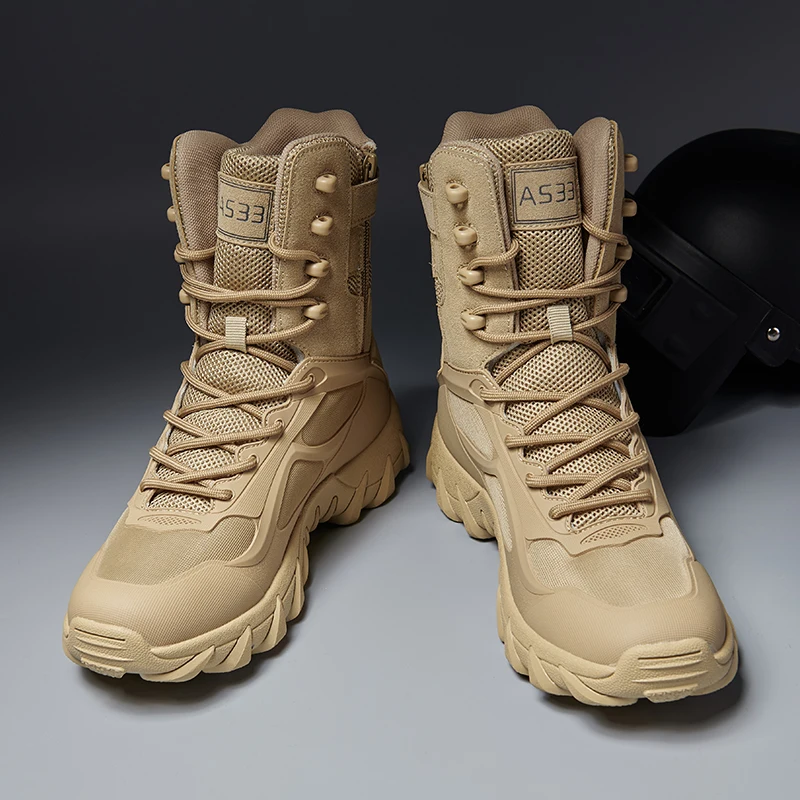 

factory price tactical boots military combat men outdoor jungle combat army shoes