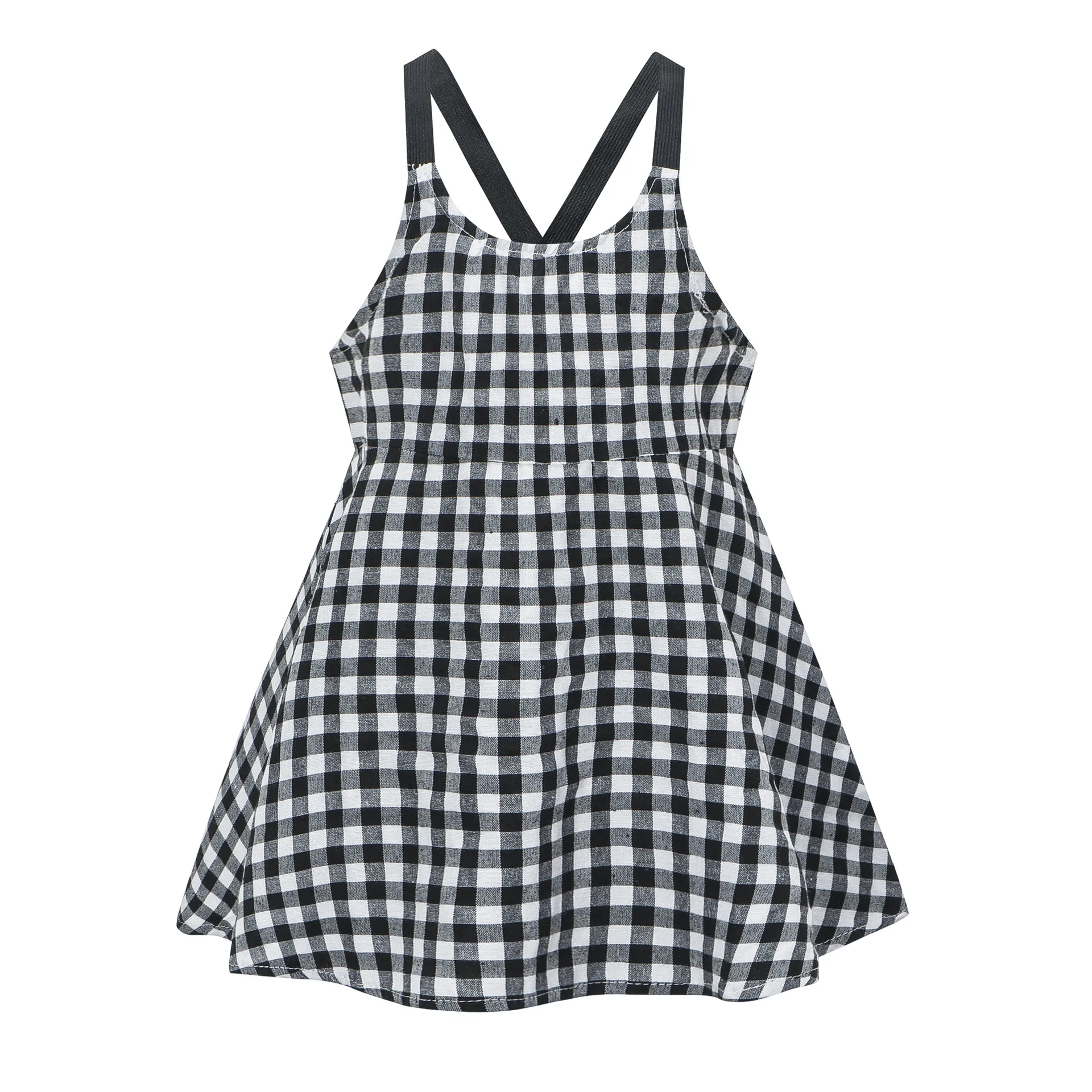 

Girls Plaid Sling Skirt Children's Spring/Summer Princess Skirt Dress