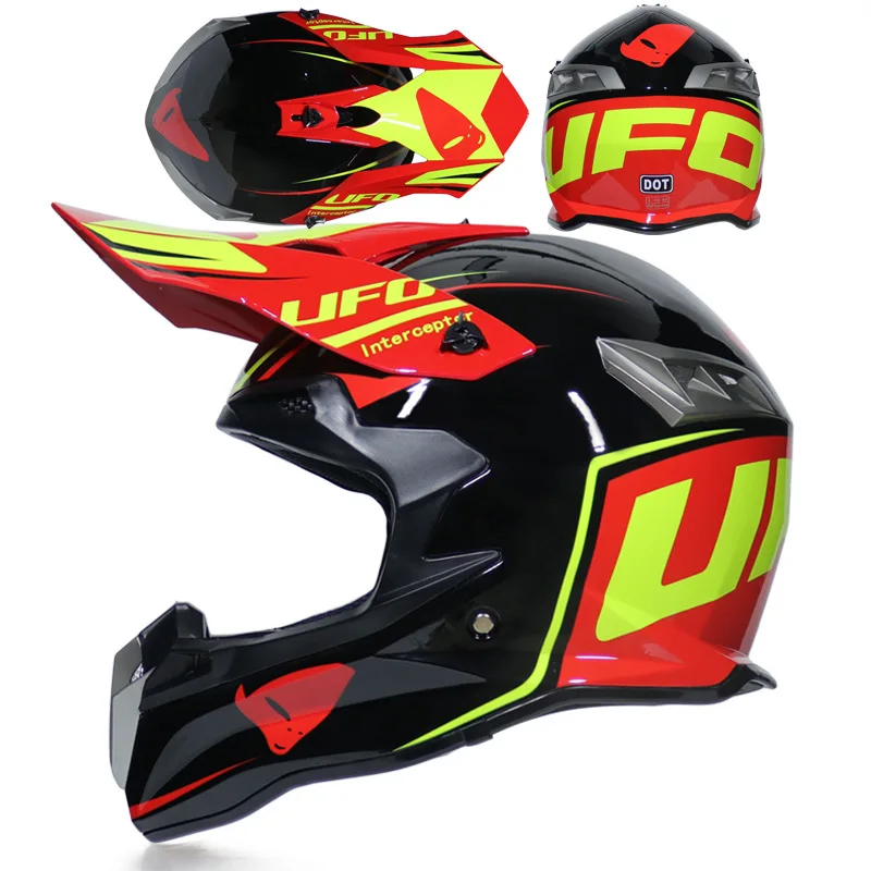 

Colorful Retro Full Face Mountain Bike Motorbike Helmet With 3 Free Gifts, Black