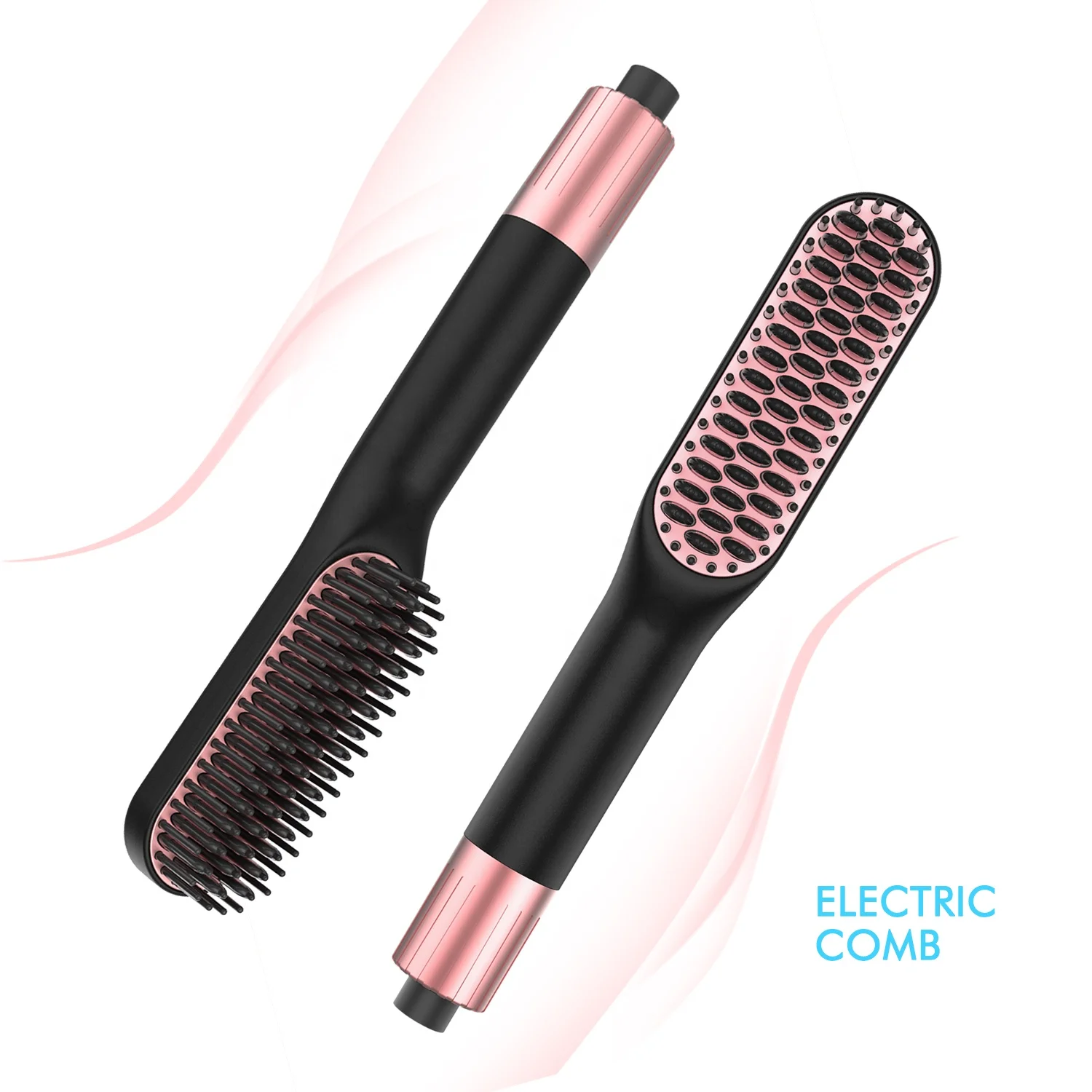 Professional Hair Salon Home Hair Straightener Mini Brush Pro Tech