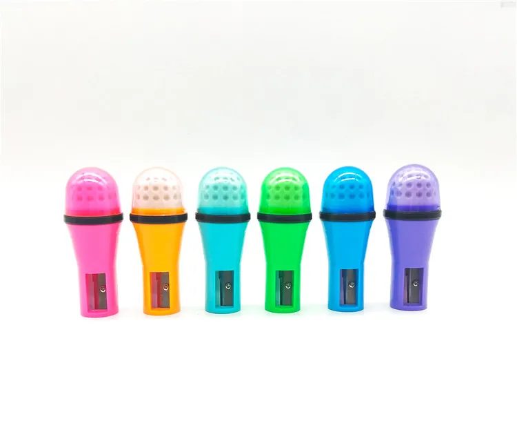 Cute Creative Microphone Rubber Eraser Multifunction Eraser Turning Pencil Knife Special Price