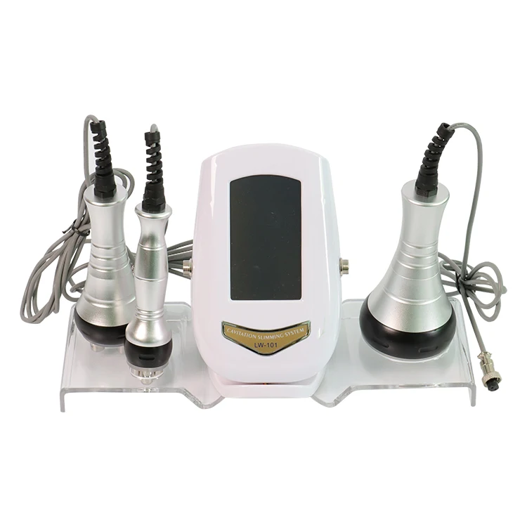 

cellulite reduction fat loss 40k cavitation rf bod professional beauty equipment ultrasound therapy 3d slimming machine, White