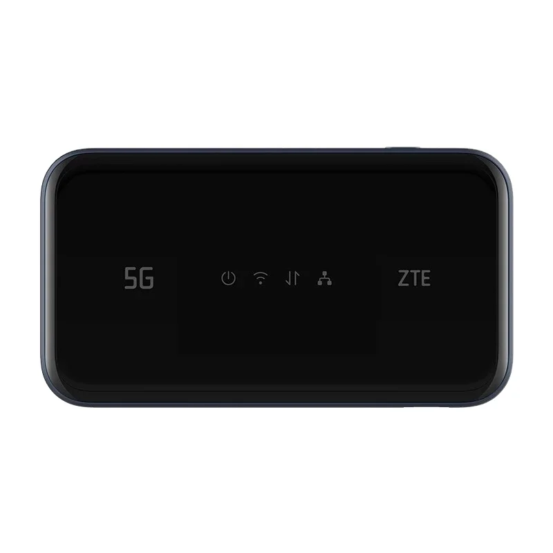 

New ZTE MU5001U 5g router with SIM card router Sub6 5G Wifi 6 Qualcomm SDX55 LTE router dual-band Gigabit speed without battery, Black