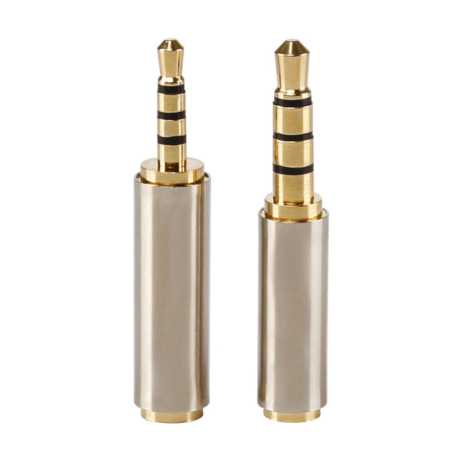 

Wholesale Gold 2.5mm Male to 3.5mm Female audio Stereo Adapter Plug Converter Headphone jack