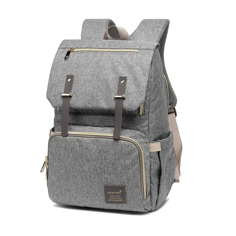 

YM855 Wholesale outdoor travel usb baby nappy bag mommy mom diaper backpack foldable baby bed diaper bag with changing mat