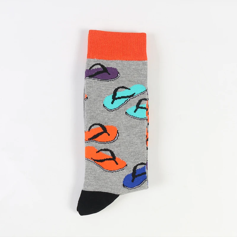 

Wholesale Fashion Funny Bamboo Crew Mens Crew Cotton Dress Socks For Men, Grey
