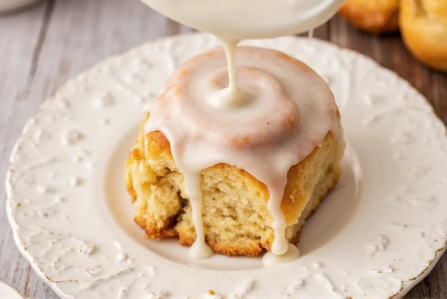 homemade icing for cinnamon rolls