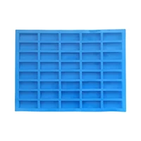 

40-Cavity Rectangle Mold Silicone Soap Craft DIY Making 3D Homemade Soap Molds Form Tray Baking Tools