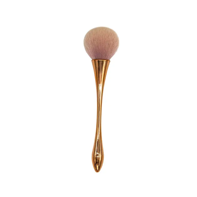 

New xiaoman waist loose powder oversized goblet plating handle blush beauty tool wholesale makeup brush, Picture