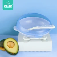 

Eco-friendly kid feeding products food feeder pp baby silicone suction bowl set