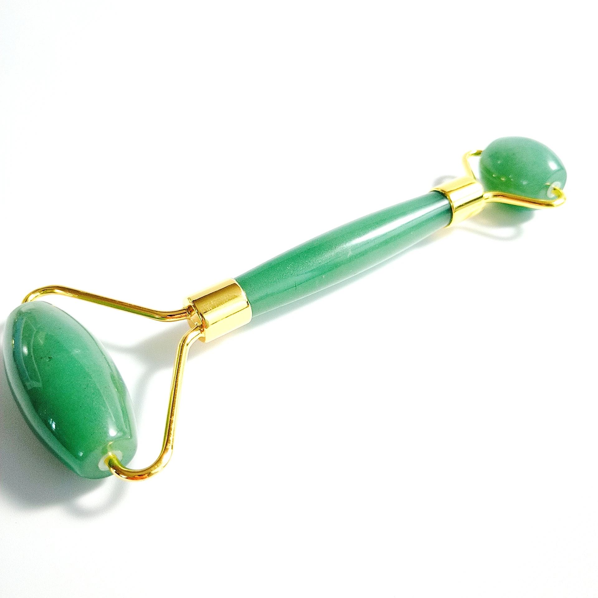 

Jade Face Massage Roller Green aventurine Beauty Tool Facial Neck Eye Body Anti Ageing Therapy
