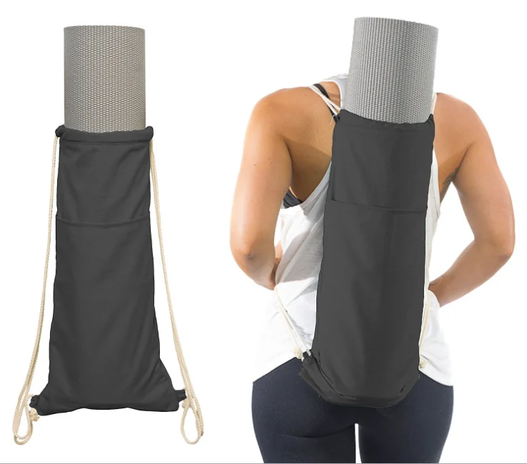 

Adjustable yoga drawstring bag yoga mat bag clothing storage bag outdoor backpack