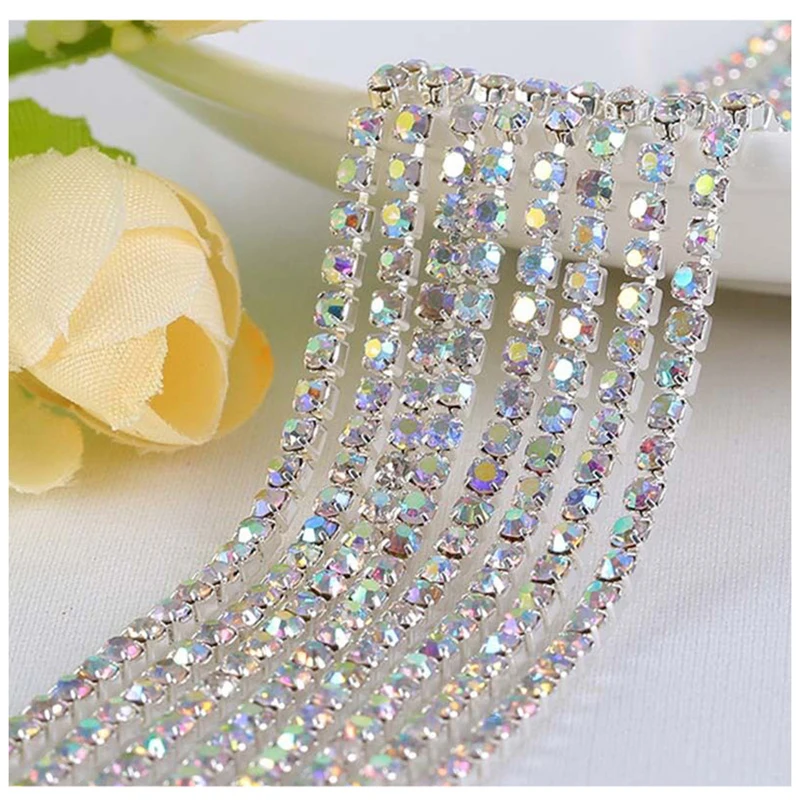 

Wholesale Crystal AB Flatback Crystal Stone Glass Rhinestone For DIY Crafts