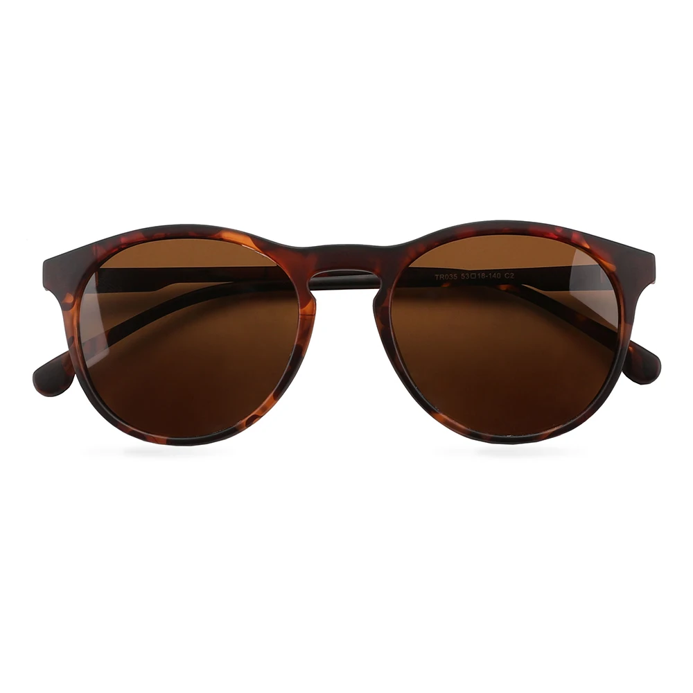 

TR035 High end custom made TR90 polarized big round acetate sunglasses