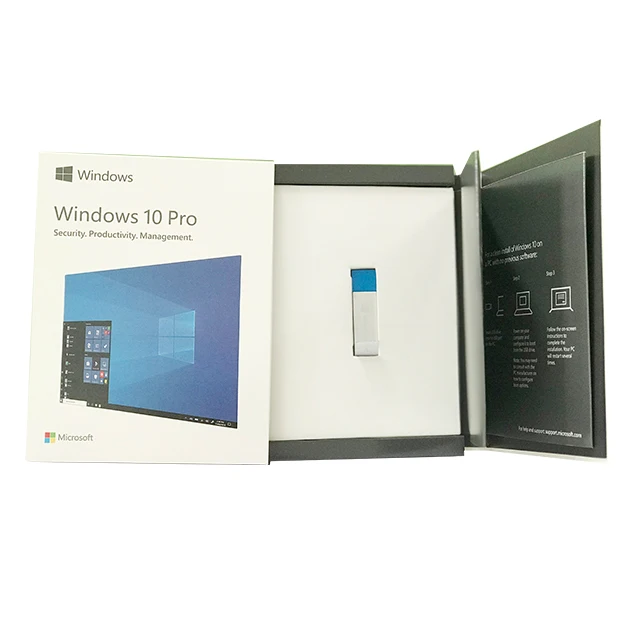 

Brand new Windows 10 Professional Pro 64-Bit English 1PK retail box USB 3.0 DHL free shipping