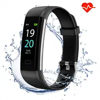 

Amazon Heart Rate Monitor Band Fitness Tracker Wristband Smart Watch Fit Bit