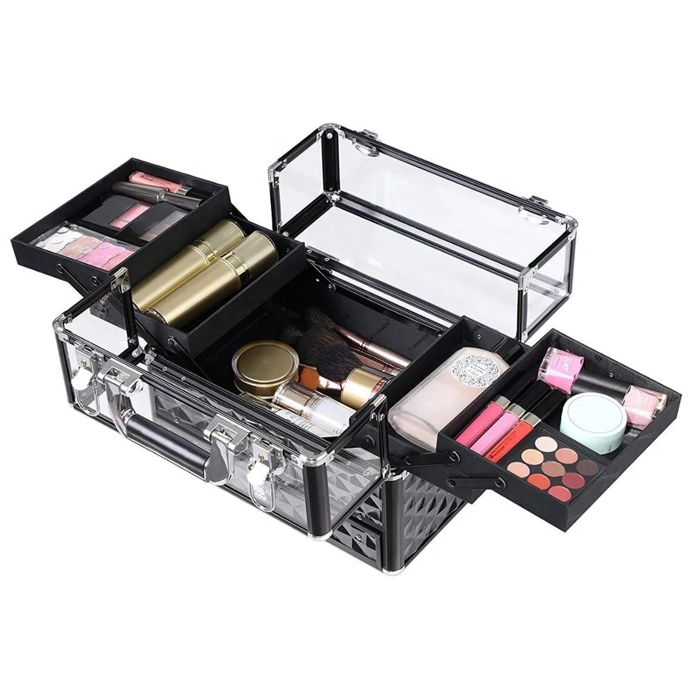 
Multi-purpose Aluminum Acrylic Vanity Case for Makeup 