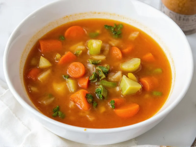 Easy Homemade Vegetable Soup: Simple Recipe in 30 Minutes