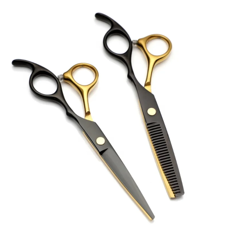 

Ready to ship Barber Professional Hair Cutting Scissors Shear Salon Hair Dressing Scissors, Black