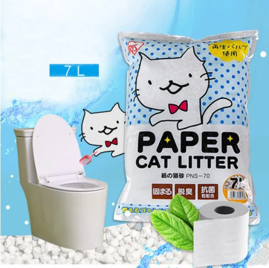 

Cat Litter Manufacturers Natural Eco-friendly Bulk Paper Cat Litter Pellets For Wholesale