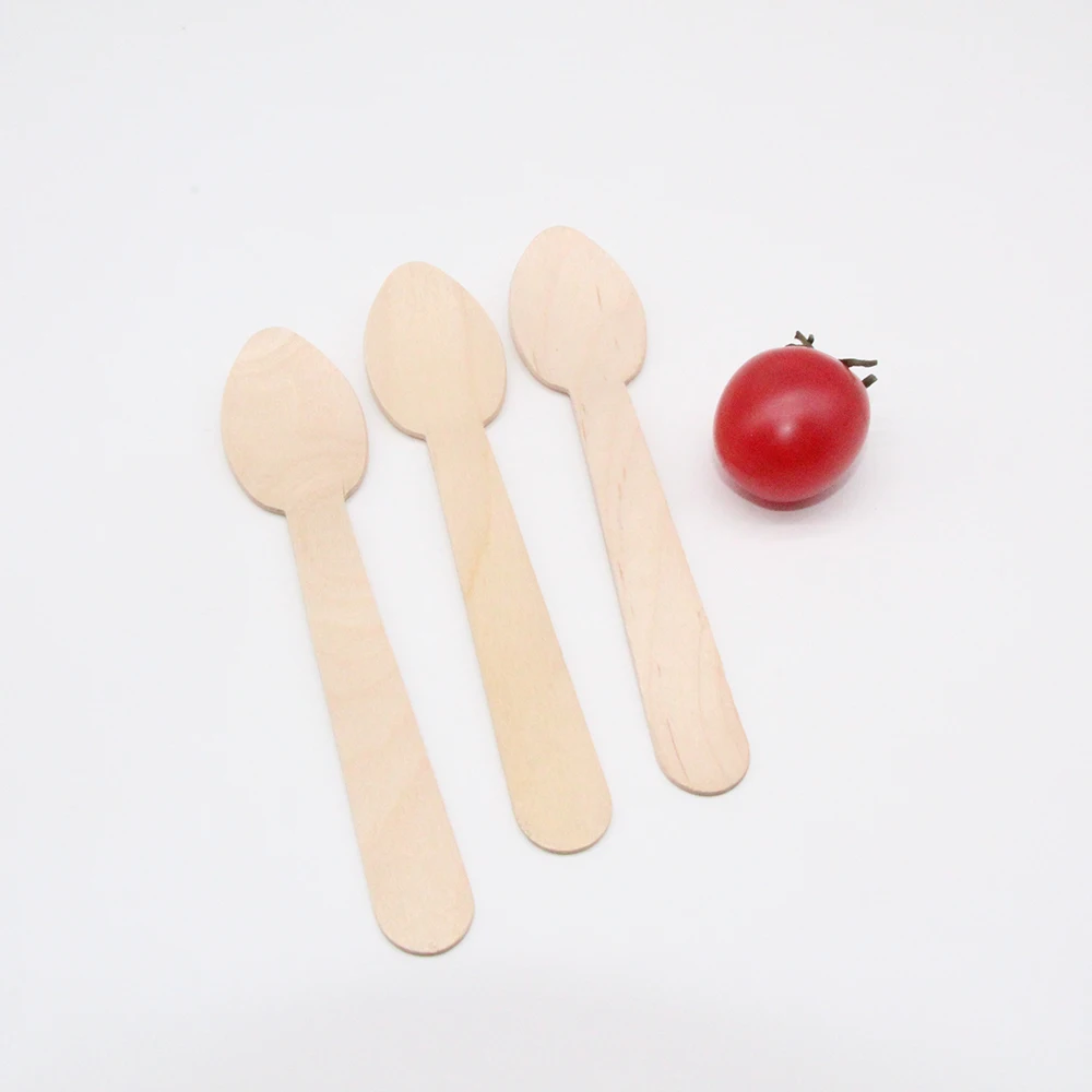 

disposable wooden coffee spoon mini spoon 110mm