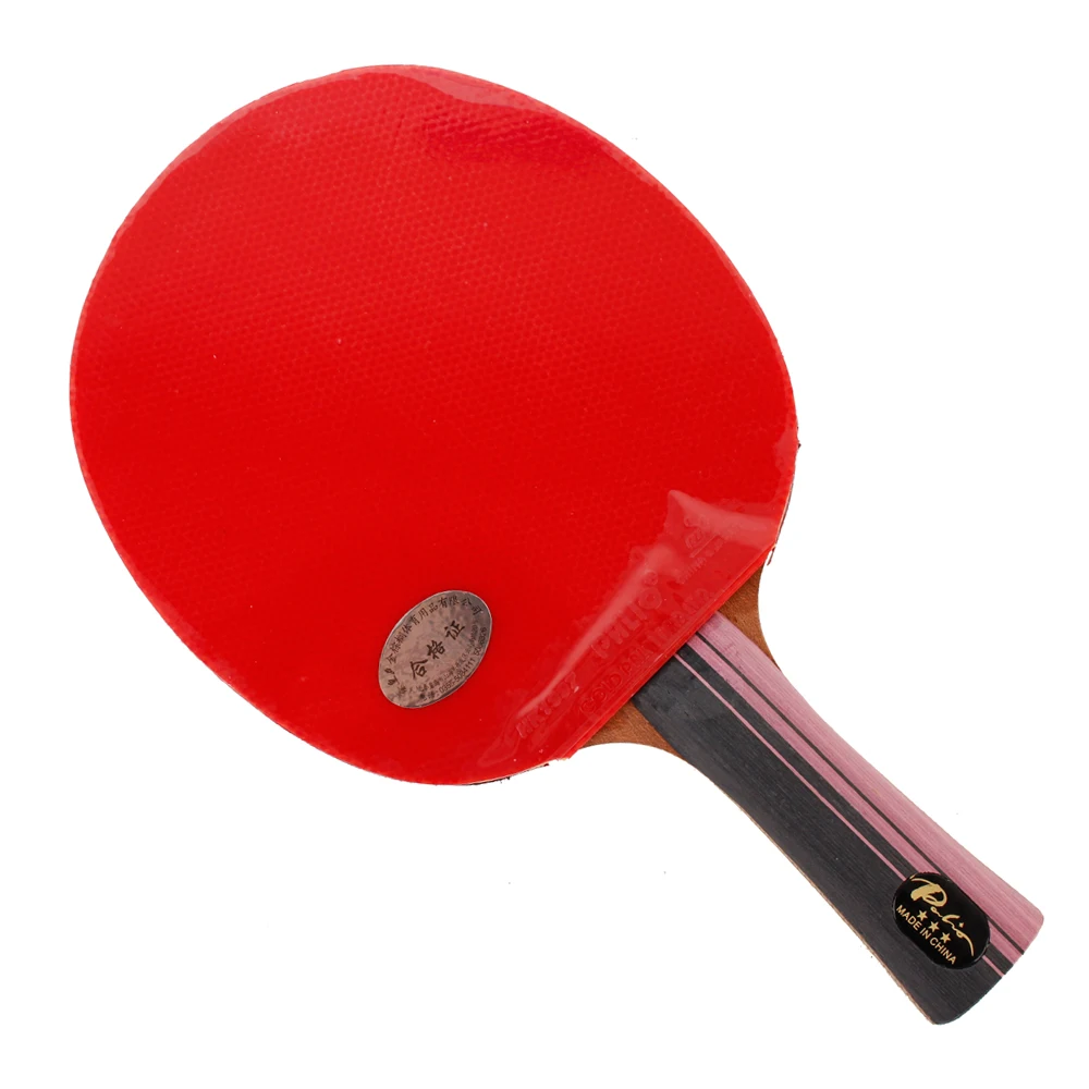 

Palio 3 star 5ply wood with 2ply carton table tennis bat with ITTF approved AK47 rubber wholesale 3 star ping pong racket paddle