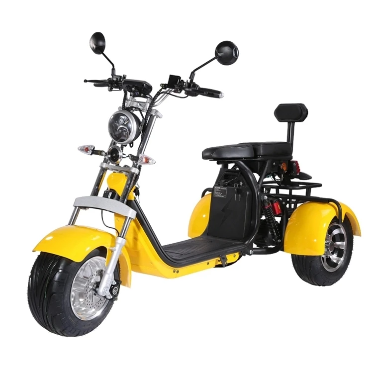 Lithium battery fat tire electric scooter electric trike scooter 3 wheel city coco 3 wheel citycoco citycoco golf scooters, Black, red, yellow, blue, pink, green