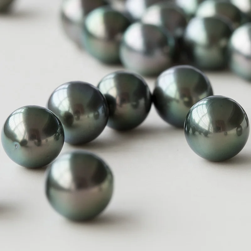

AAA  tahitian pearl black natural black tahitian pearl loose