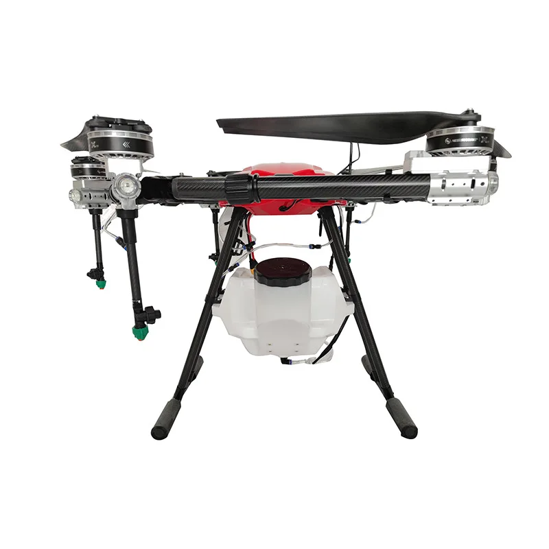 

Six axis drone Industrial UAV load 25kg Empty Tank Flight Time 25 min RTK Base Station Terrain Following Radar