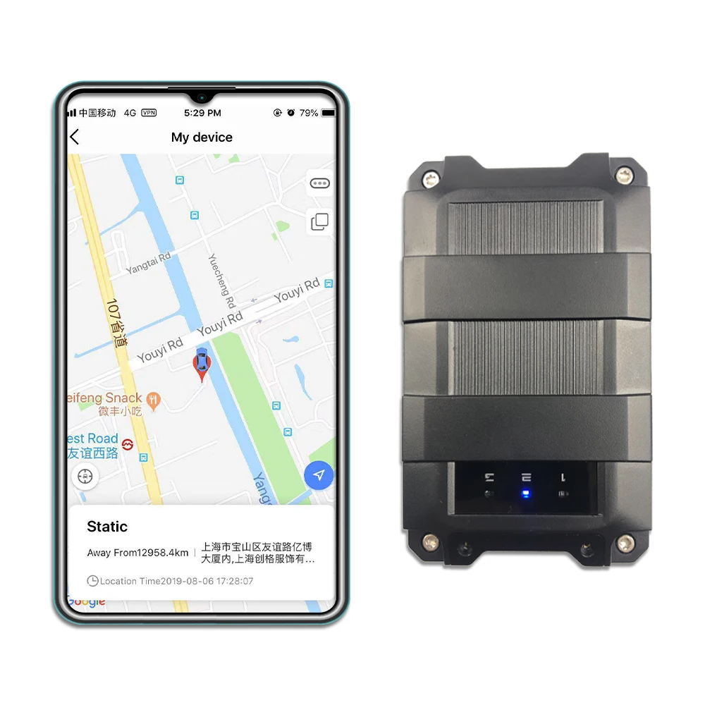

Best selling quality long distance accurate GPS+LBS+GPRS positioning wireless gps car tracker, Balck