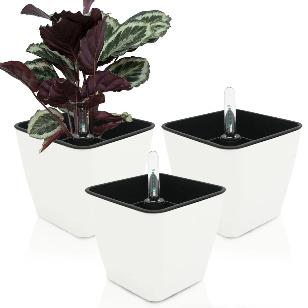 

2021 Europe plant pots self watering flower pots