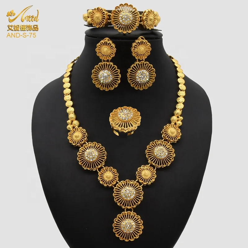 

Rose gold bridesmaid stainless steel goldbridesmaid russian gold saudi gold necklace schmuck scrub ball round jewelry sets