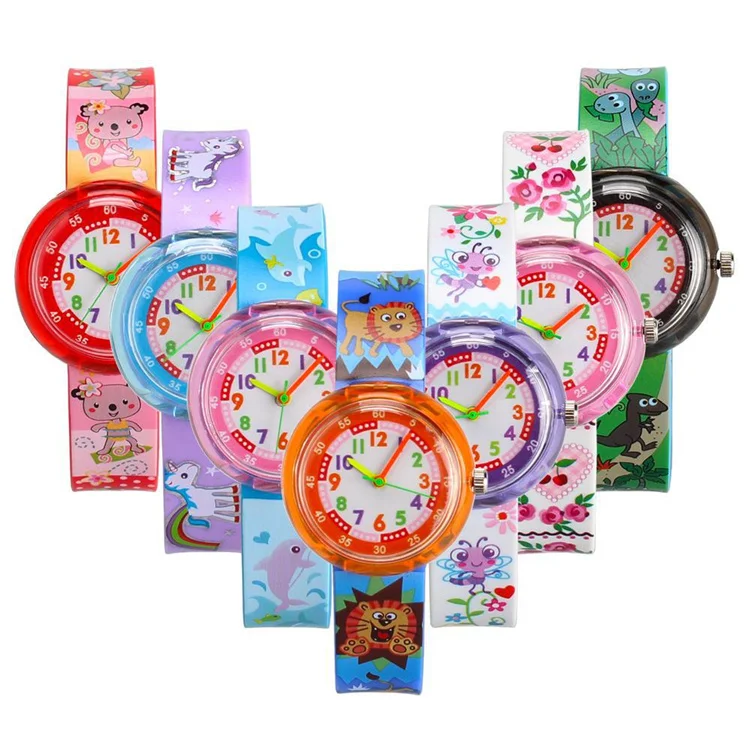 

Factory Supply Harajuku Animal Cartoon Pattern Quartz Fashion Hand Watch Kids Watches, Picture
