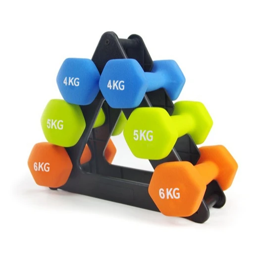 

Gym Fitness Body Building Weight Lifting Vinyl Women Dumbbells Kg 1/2/3/4/5/6/7/8/10KGS Dumbbell Set Weight Lfiting 5kg, Color