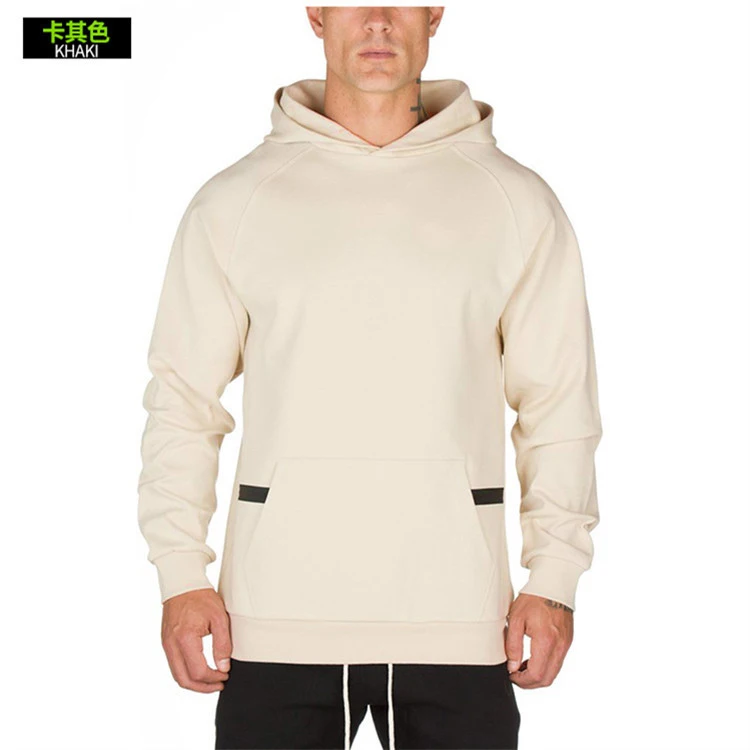 

High Quality Mens Active Wear Gym Pullover Blank Sweater Hoodie, Black,grey,beige