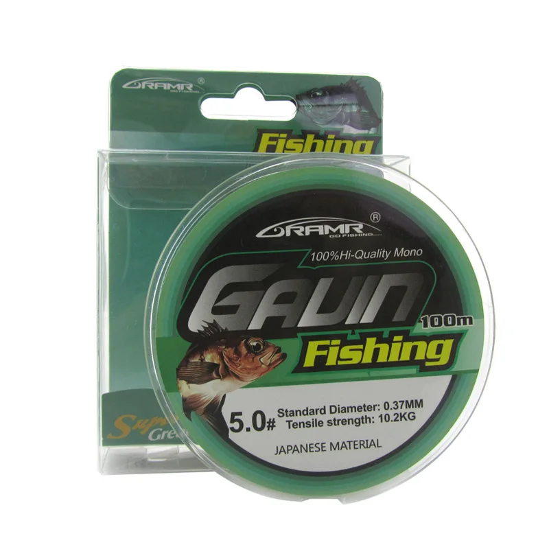 

OEM 100m 120m Monofilament Nylon Fishing Line for saltwater fishing and freshwater fishing