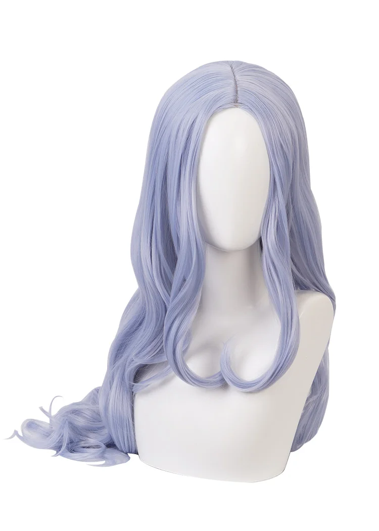 light blue anime wig